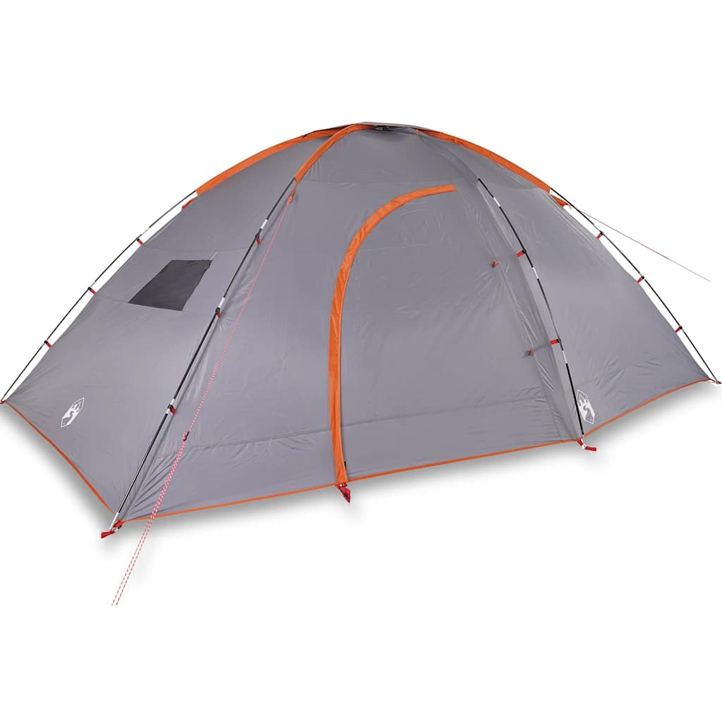 Tunneltelt For Camping 8 Personer Oransje Vanntett