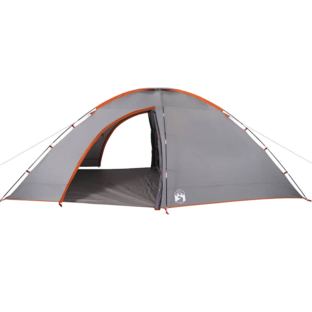 Tunneltelt For Camping 8 Personer Oransje Vanntett