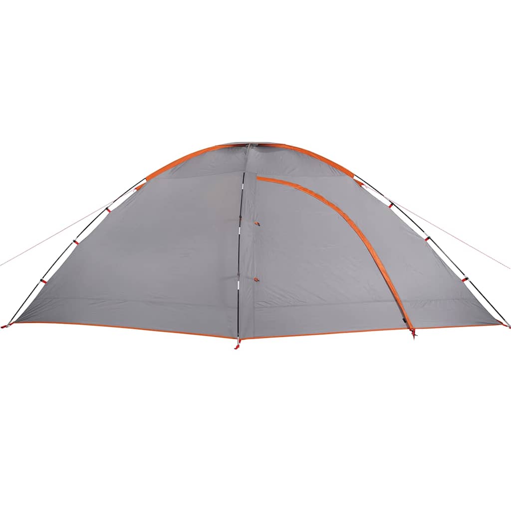 Tunneltelt For Camping 8 Personer Oransje Vanntett