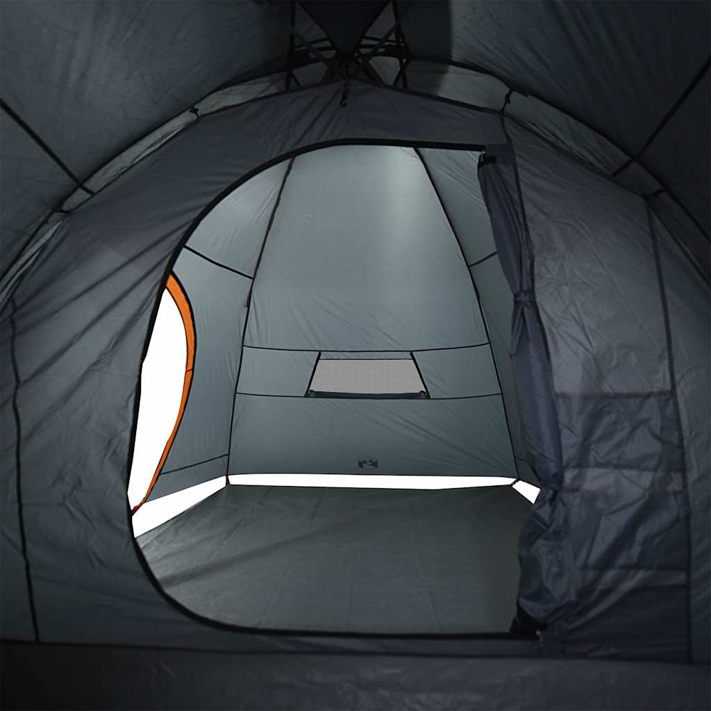 Tunneltelt For Camping 8 Personer Oransje Vanntett