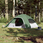 Kuppeltelt For Camping 6 Personer Grønn Vanntett