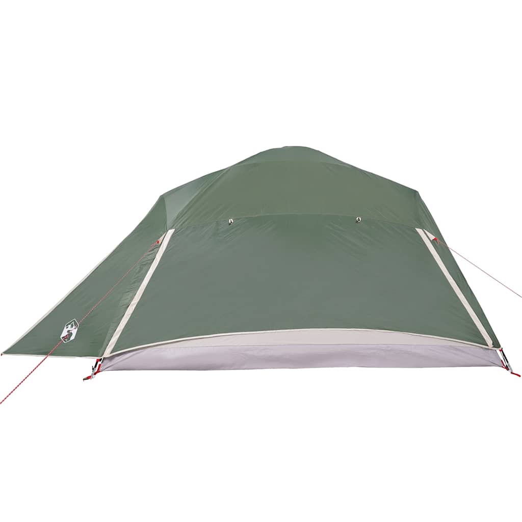 Kuppeltelt For Camping 6 Personer Grønn Vanntett