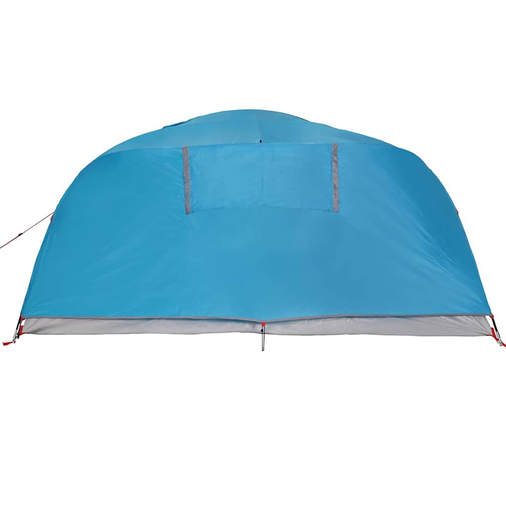 Kuppeltelt For Camping 4 Personer Blå Vanntett
