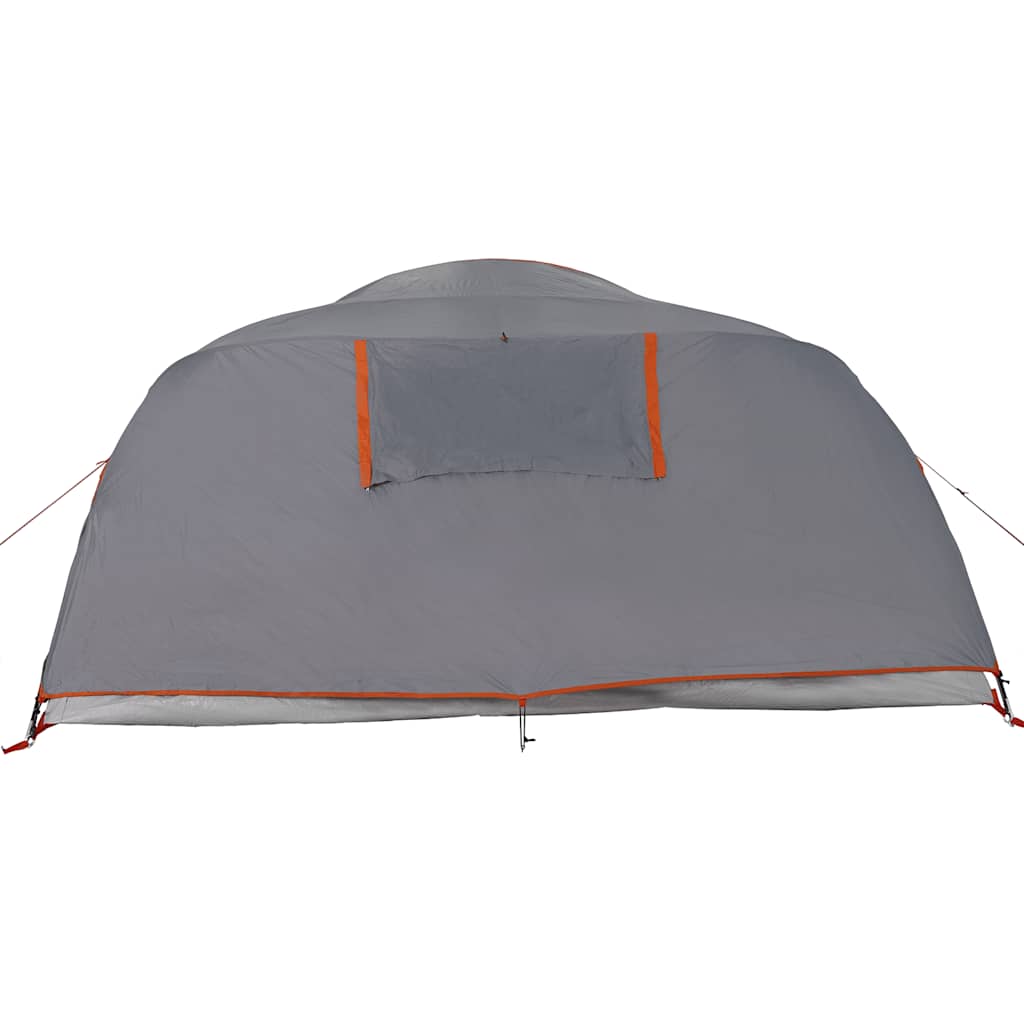 Kuppeltelt For Camping 4 Personer Oransje Vanntett