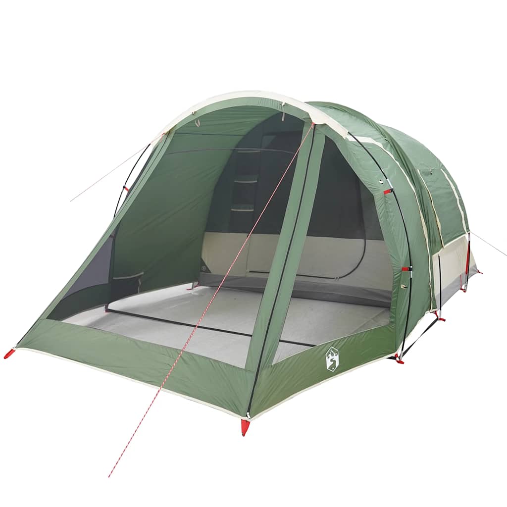 Tunneltelt For Camping 4 Personer Grønn Vanntett