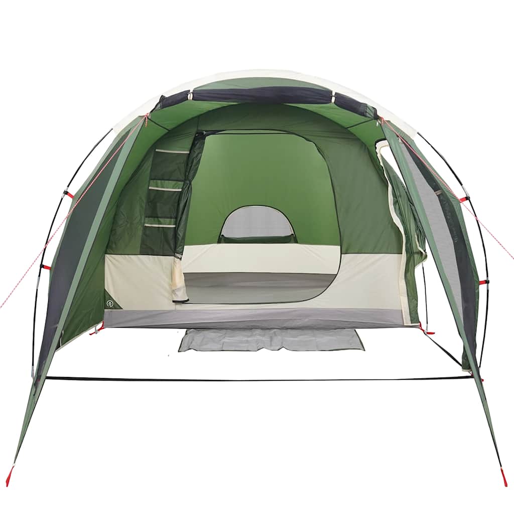 Tunneltelt For Camping 4 Personer Grønn Vanntett
