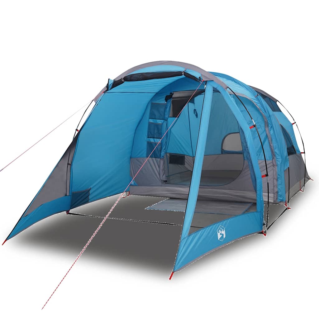 Tunneltelt For Camping 4 Personer Blå Vanntett