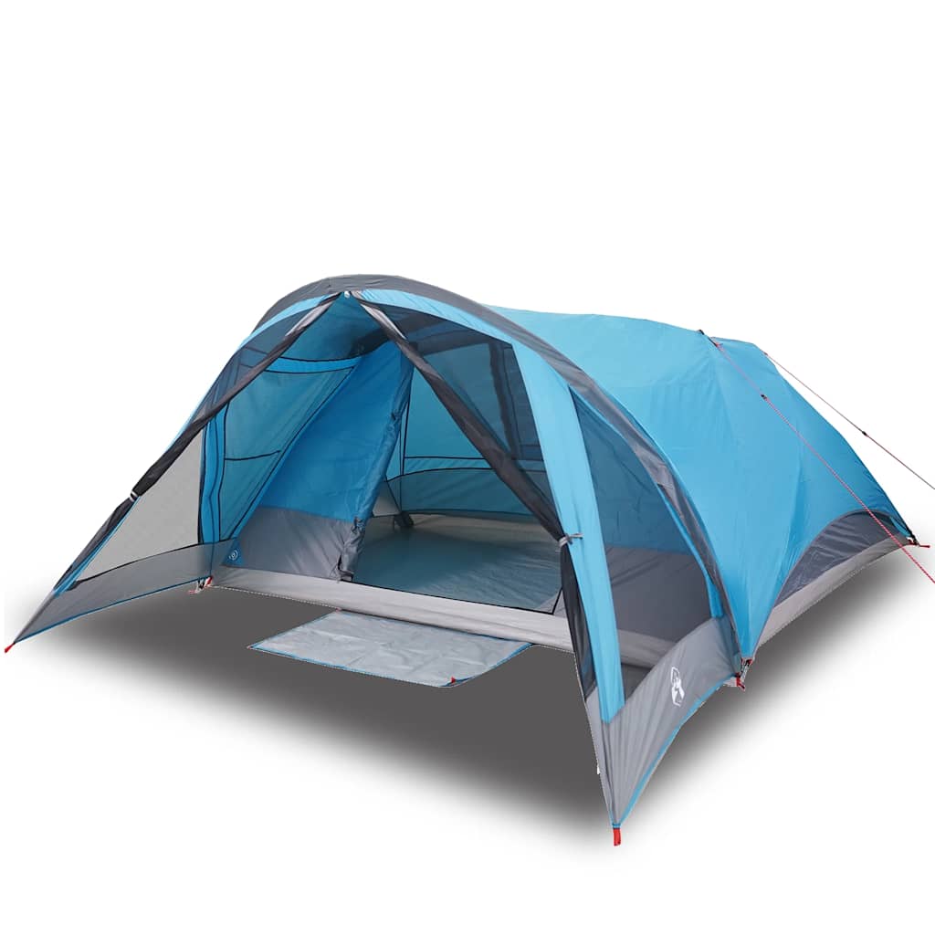 Campingtelt 6 Personer Blå Vanntett