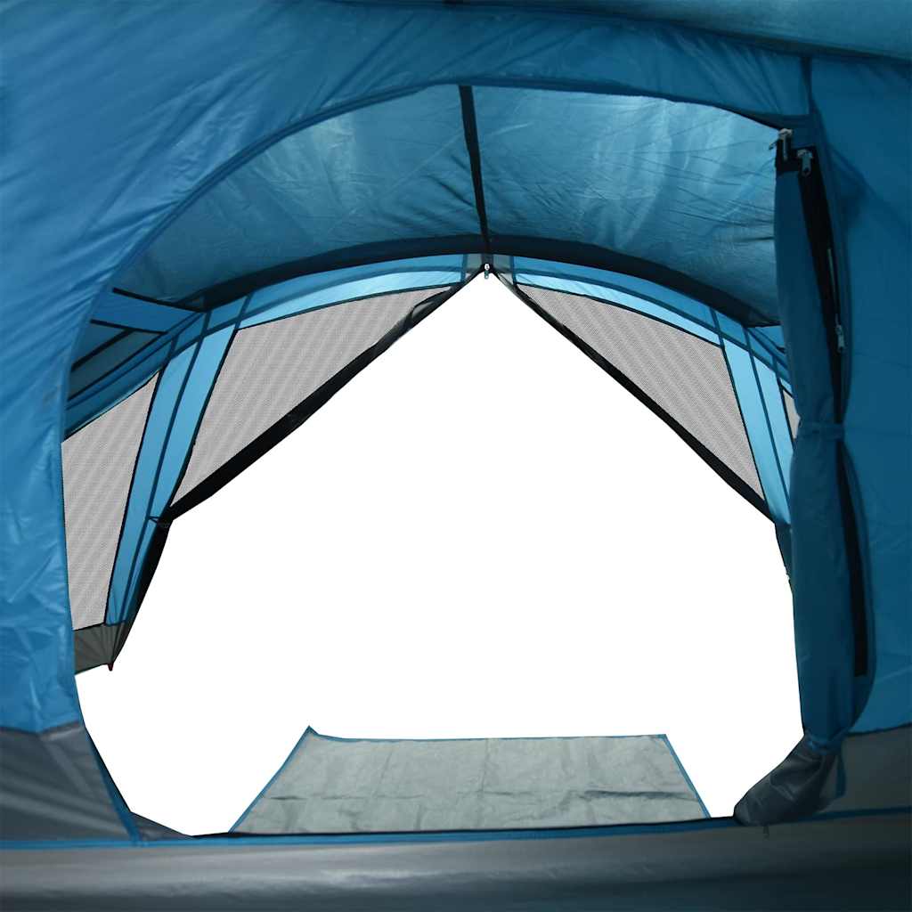 Campingtelt 6 Personer Blå Vanntett
