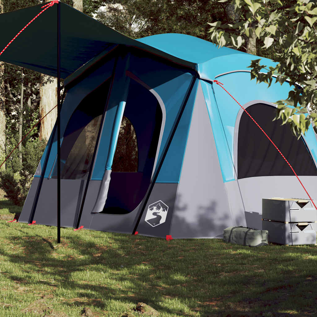 Campingtelt 5 Personer Blå Vanntett
