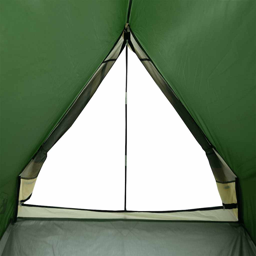 Campingtelt A-Ramme 2 Personer Grønn Vanntett