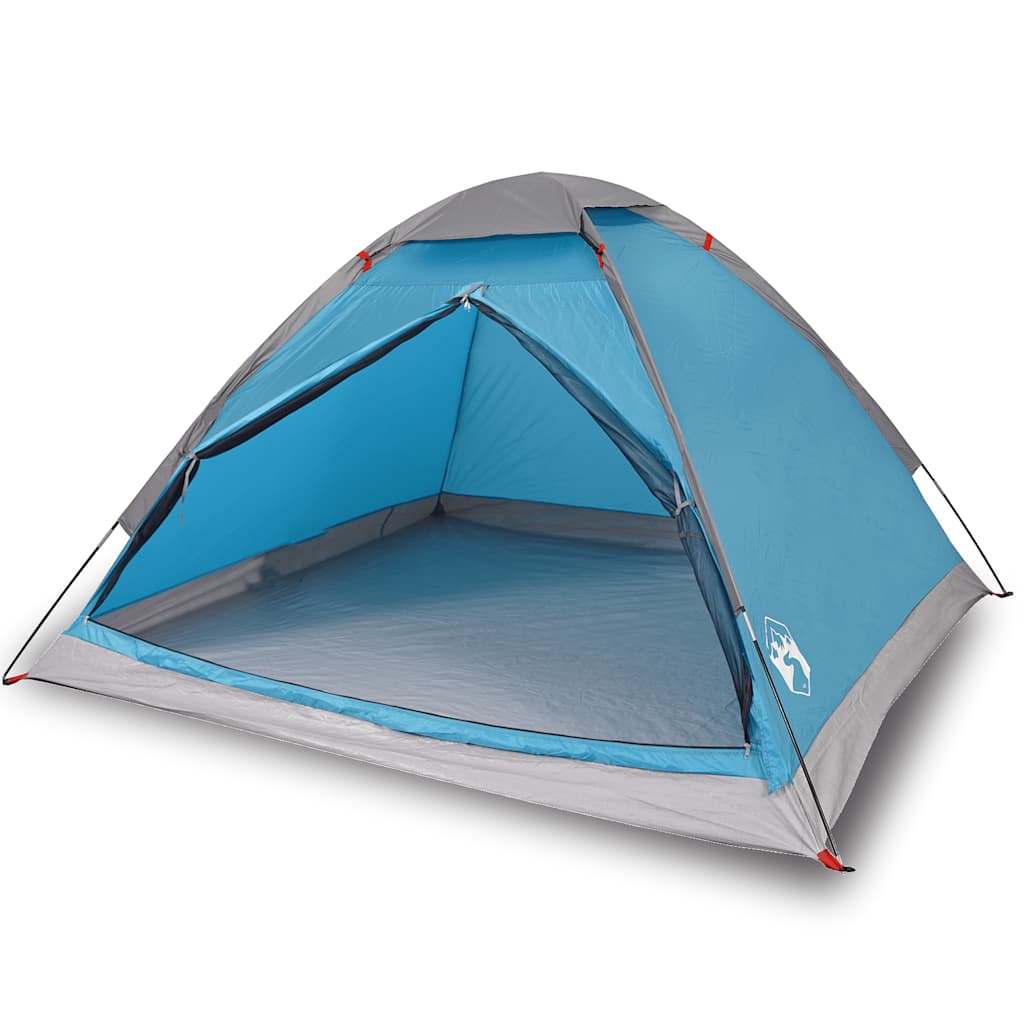Kuppeltelt For Camping 1 Person Blå Vanntett