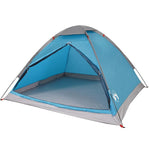 Kuppeltelt For Camping 1 Person Blå Vanntett