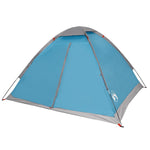 Kuppeltelt For Camping 1 Person Blå Vanntett