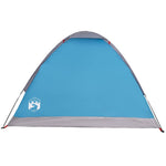 Kuppeltelt For Camping 1 Person Blå Vanntett
