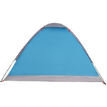 Kuppeltelt For Camping 1 Person Blå Vanntett