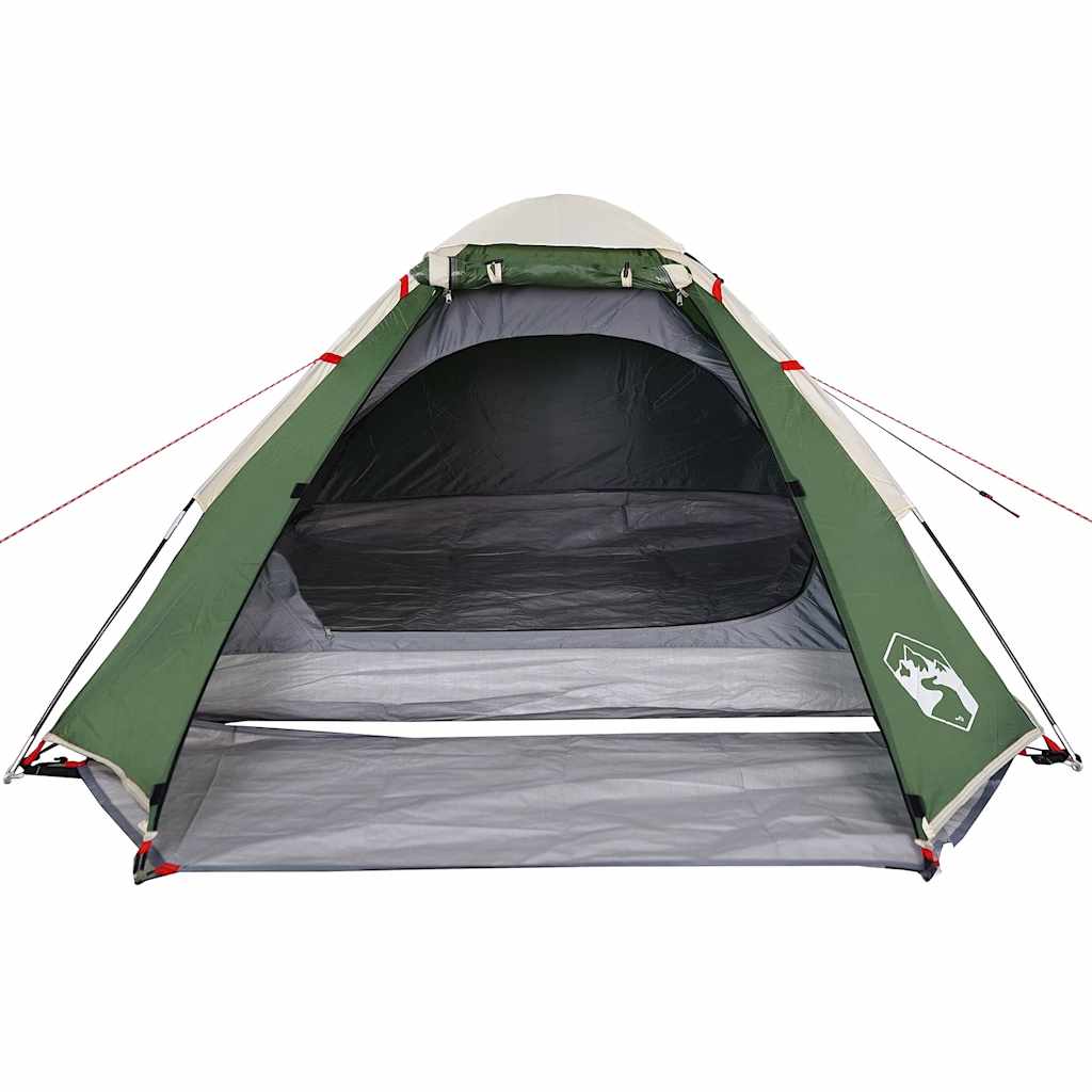 Kuppeltelt For Camping 2 Personer Grønn Vanntett