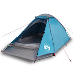 Kuppeltelt For Camping 1 Person Blå Vanntett