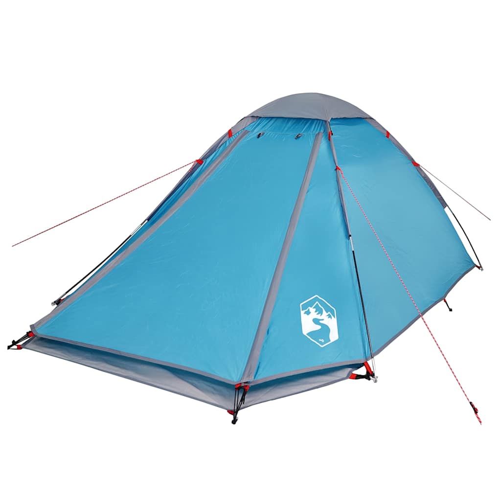 Kuppeltelt For Camping 1 Person Blå Vanntett
