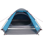 Kuppeltelt For Camping 1 Person Blå Vanntett
