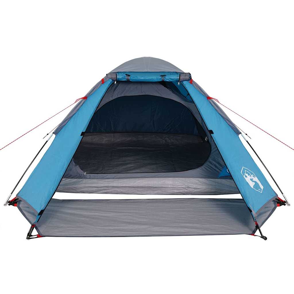 Kuppeltelt For Camping 1 Person Blå Vanntett