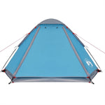 Kuppeltelt For Camping 1 Person Blå Vanntett