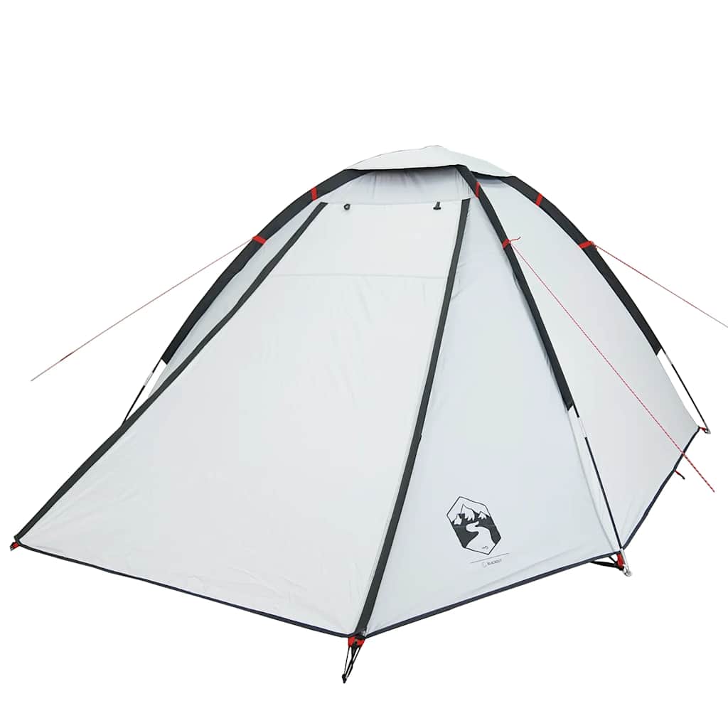 Kuppeltelt For Camping 2 Personer Hvit Blendingsstoff Vanntett