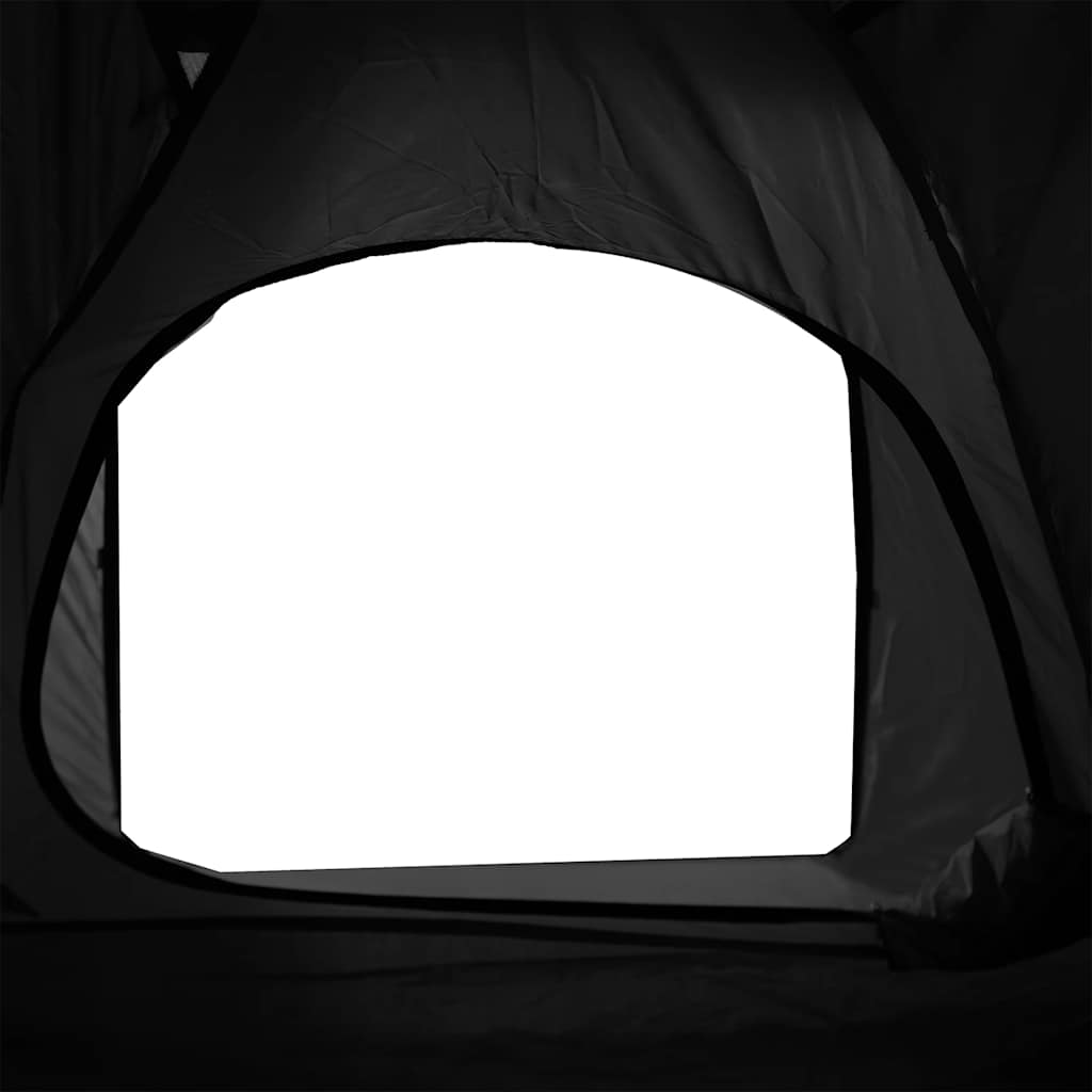 Kuppeltelt For Camping 2 Personer Hvit Blendingsstoff Vanntett