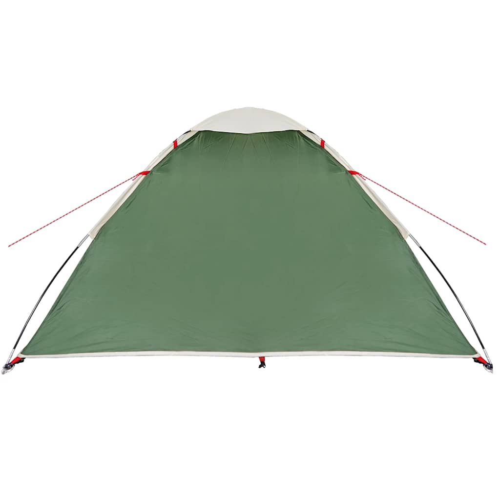 Kuppeltelt For Camping 4 Personer Grønn Vanntett