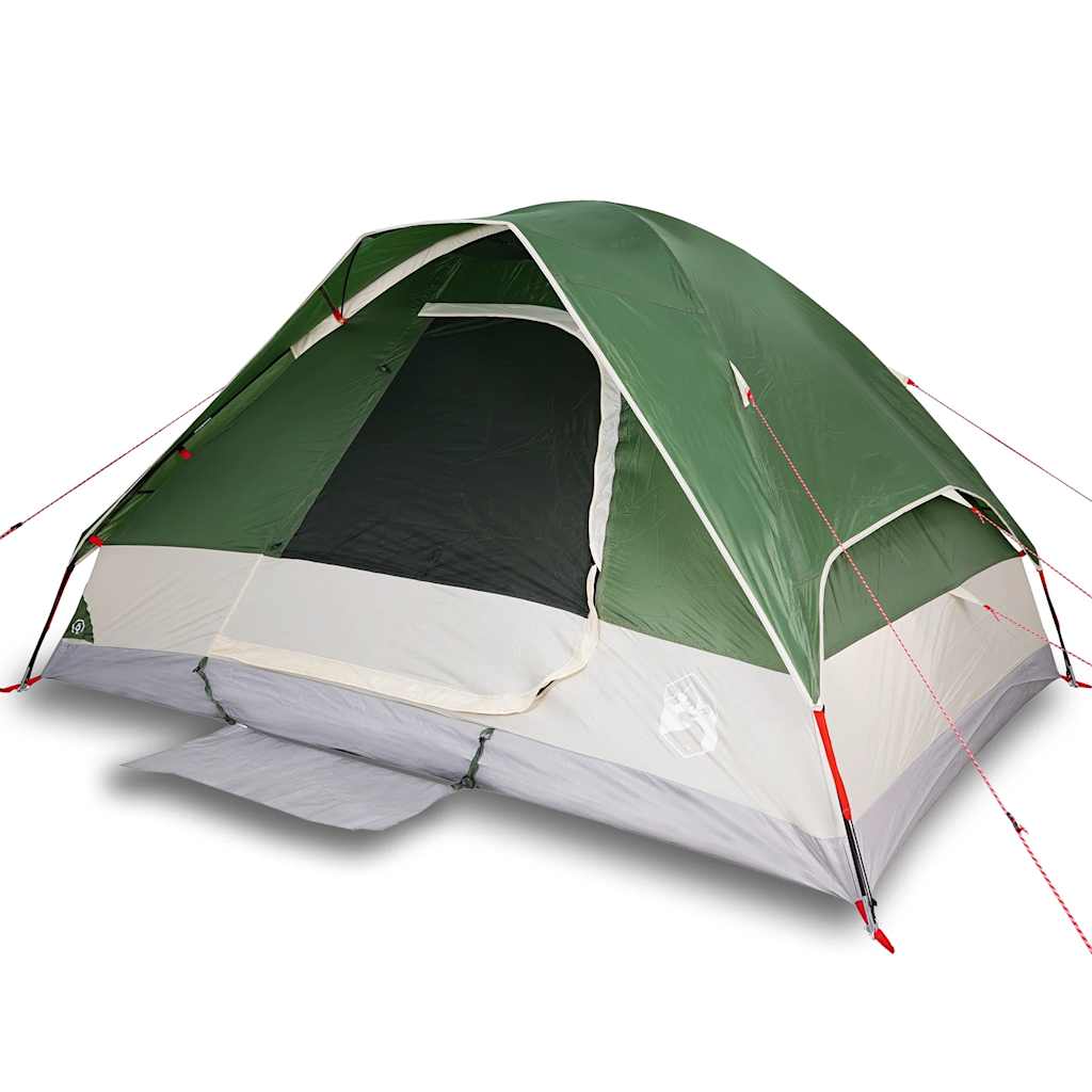 Kuppeltelt For Camping 2 Personer Grønn Vanntett