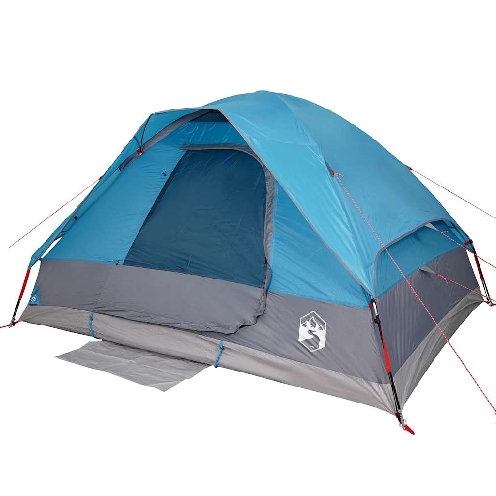 Kuppeltelt For Camping 1 Person Blå Vanntett