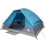 Kuppeltelt For Camping 1 Person Blå Vanntett