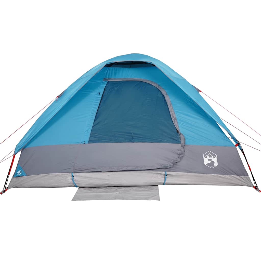 Kuppeltelt For Camping 1 Person Blå Vanntett