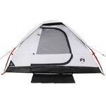Kuppeltelt For Camping 2 Personer Hvit Blendingsstoff Vanntett