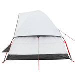 Kuppeltelt For Camping 2 Personer Hvit Blendingsstoff Vanntett