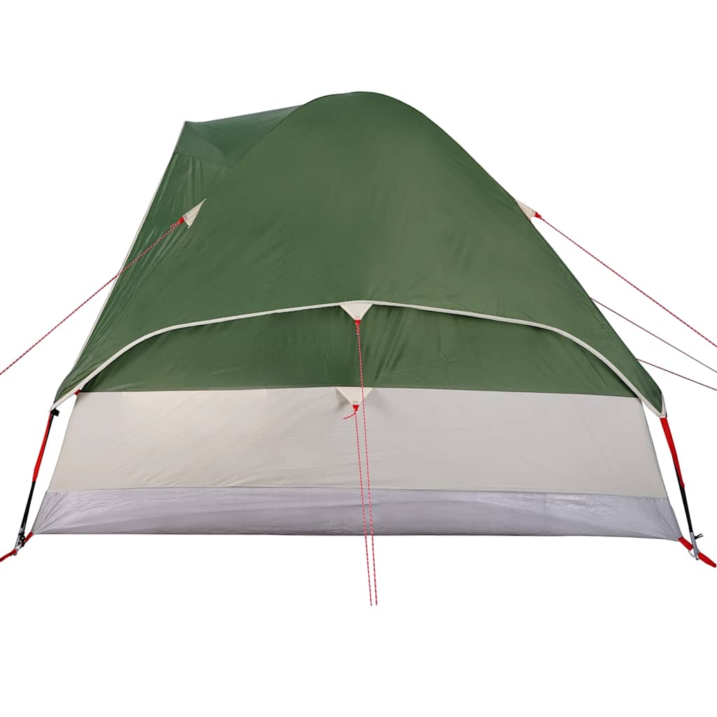 Kuppeltelt For Camping 4 Personer Grønn Vanntett