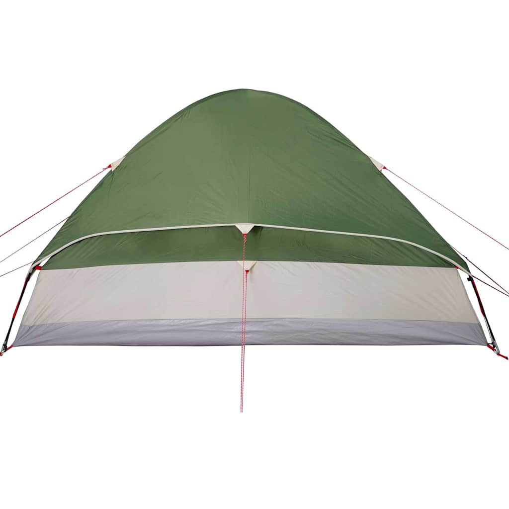 Kuppeltelt For Camping 4 Personer Grønn Vanntett