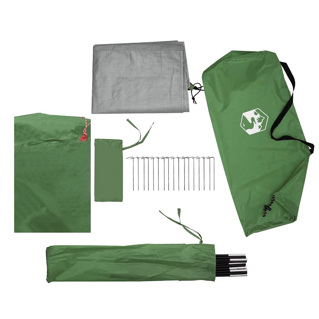 Kuppeltelt For Camping 1 Person Grønn Vanntett