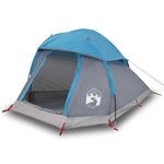 Kuppeltelt For Camping 1 Person Blå Vanntett