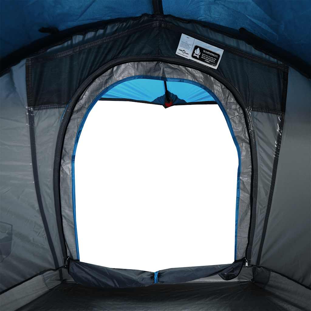 Kuppeltelt For Camping 1 Person Blå Vanntett