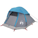Kuppeltelt For Camping 1 Person Blå Vanntett