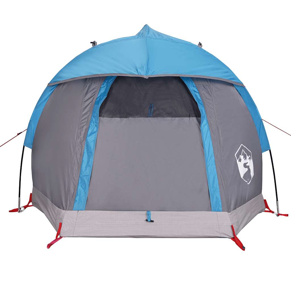 Kuppeltelt For Camping 1 Person Blå Vanntett