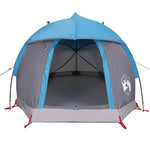 Kuppeltelt For Camping 1 Person Blå Vanntett