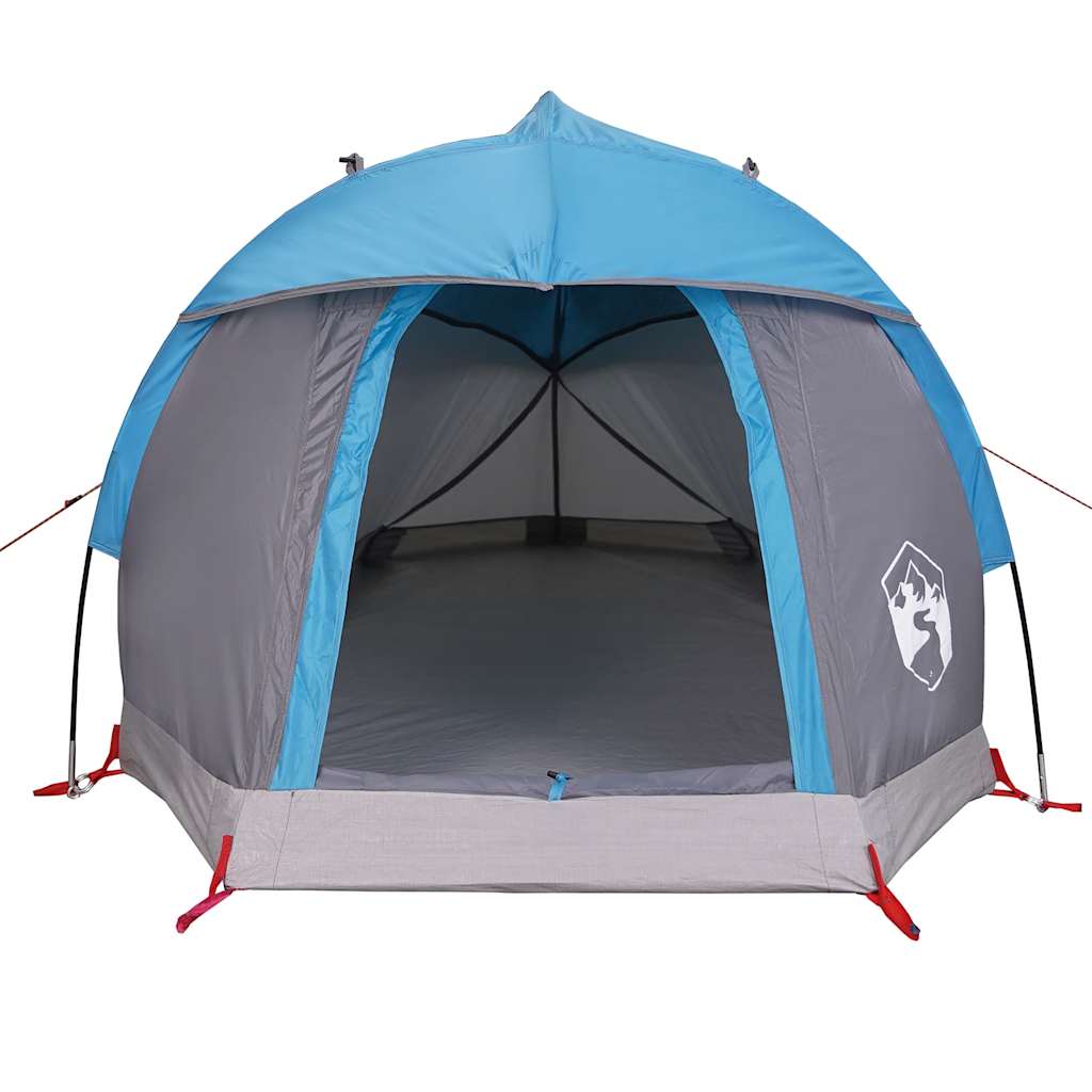 Kuppeltelt For Camping 1 Person Blå Vanntett