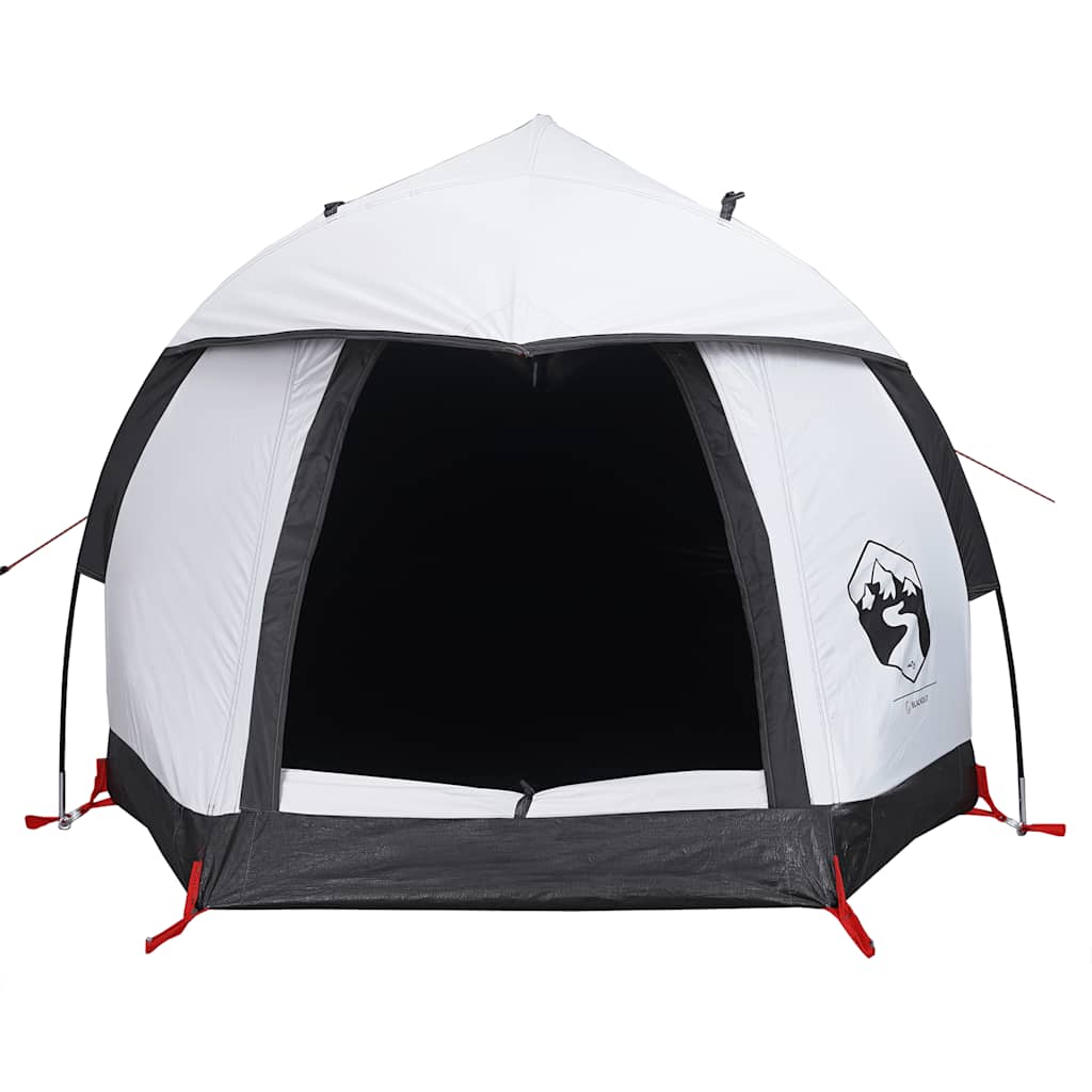 Kuppeltelt For Camping 1 Person Hvit Blendingsstoff Vanntett