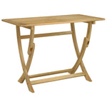 Sammenleggbart Hagebord 110X55X75 Cm Heltre Akasie
