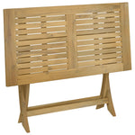 Sammenleggbart Hagebord 110X55X75 Cm Heltre Akasie