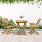 Sammenleggbare Hagestoler 2 Stk 54,5X61,5X86,5 Cm Heltre Akasie