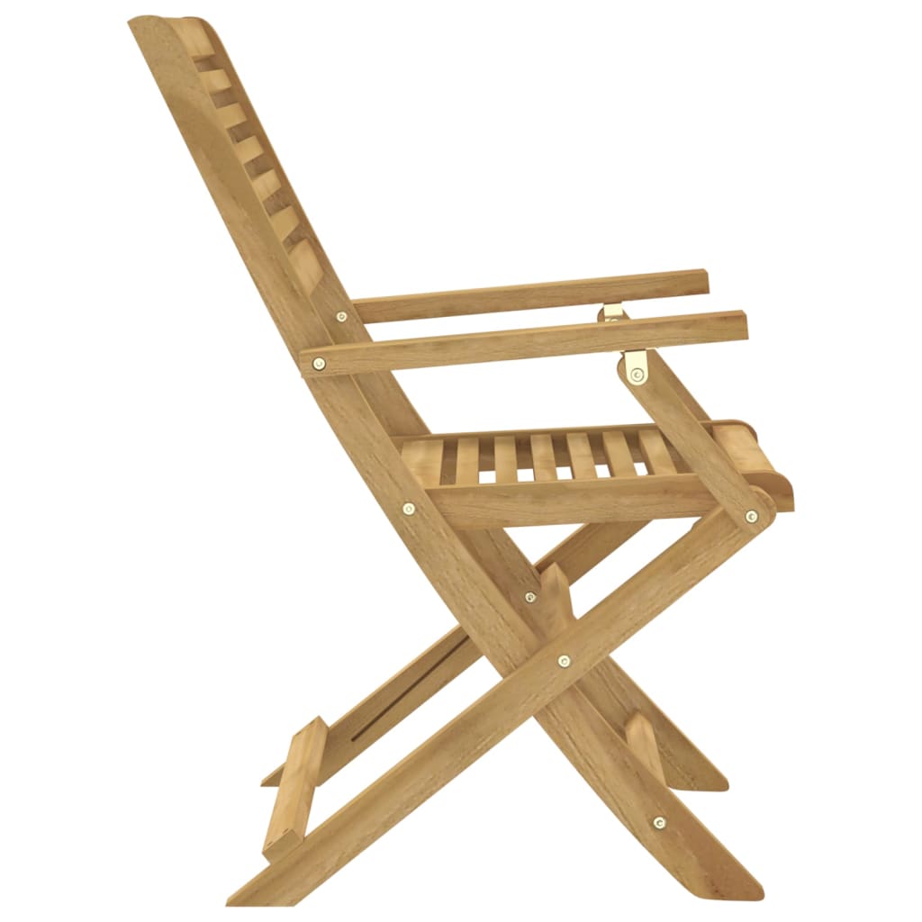 Sammenleggbare Hagestoler 2 Stk 54,5X61,5X86,5 Cm Heltre Akasie