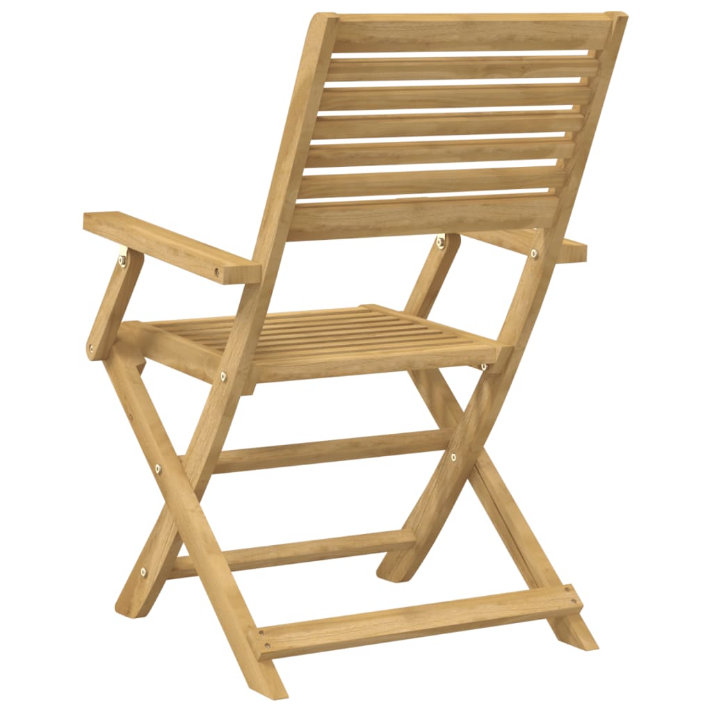 Sammenleggbare Hagestoler 2 Stk 54,5X61,5X86,5 Cm Heltre Akasie